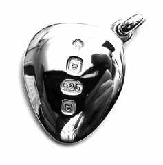 London Hallmarked Solid Silver Guitar Plectrum (Pick)