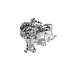 Solid London Assayed & Hallmarked Silver British Lion Charm